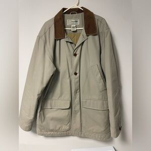 L.L. Bean Khaki and Chocolate Jacket